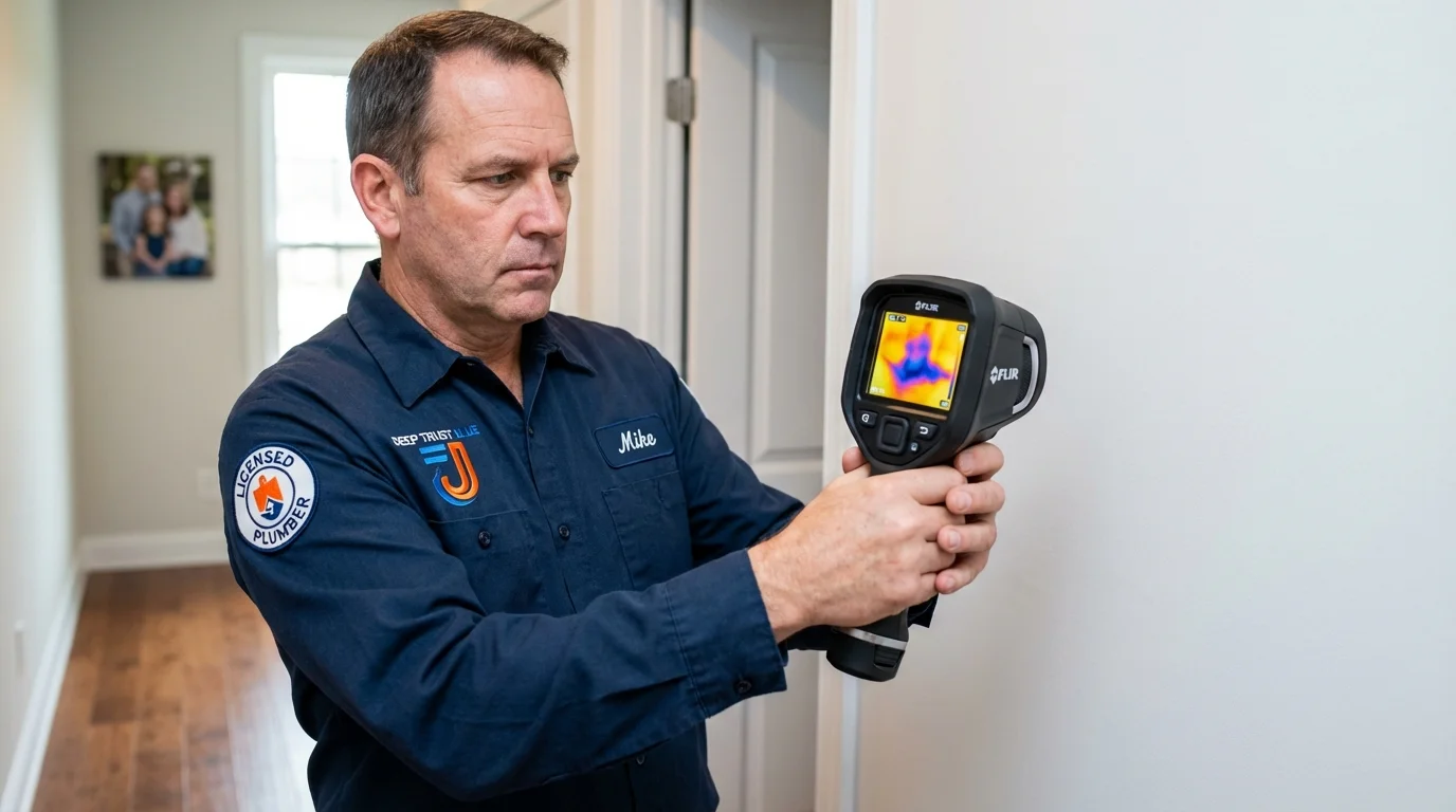 Thermal imaging leak detection by Johns Plumbing LLC in Greenwood Lake